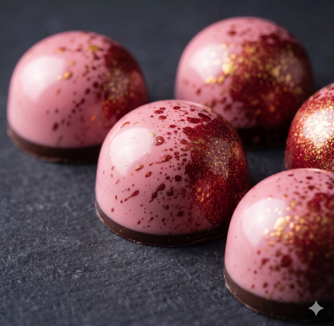 Raspberry Rosewater Dark Chocolate